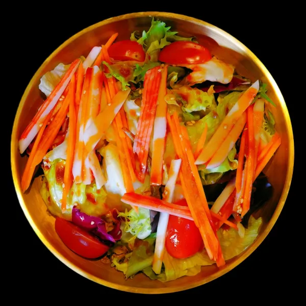 Ensalada de lechuga al estilo coreano